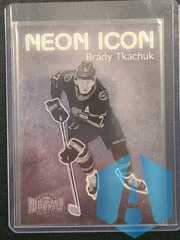 2021-22 Skybox Metal Universe Neon Icon #NI-15 Brady Tkachuk Ottawa Senators